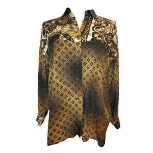 Patricia Hermann beaded button-down shirt